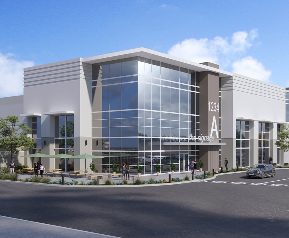 Shafter exterior rendering